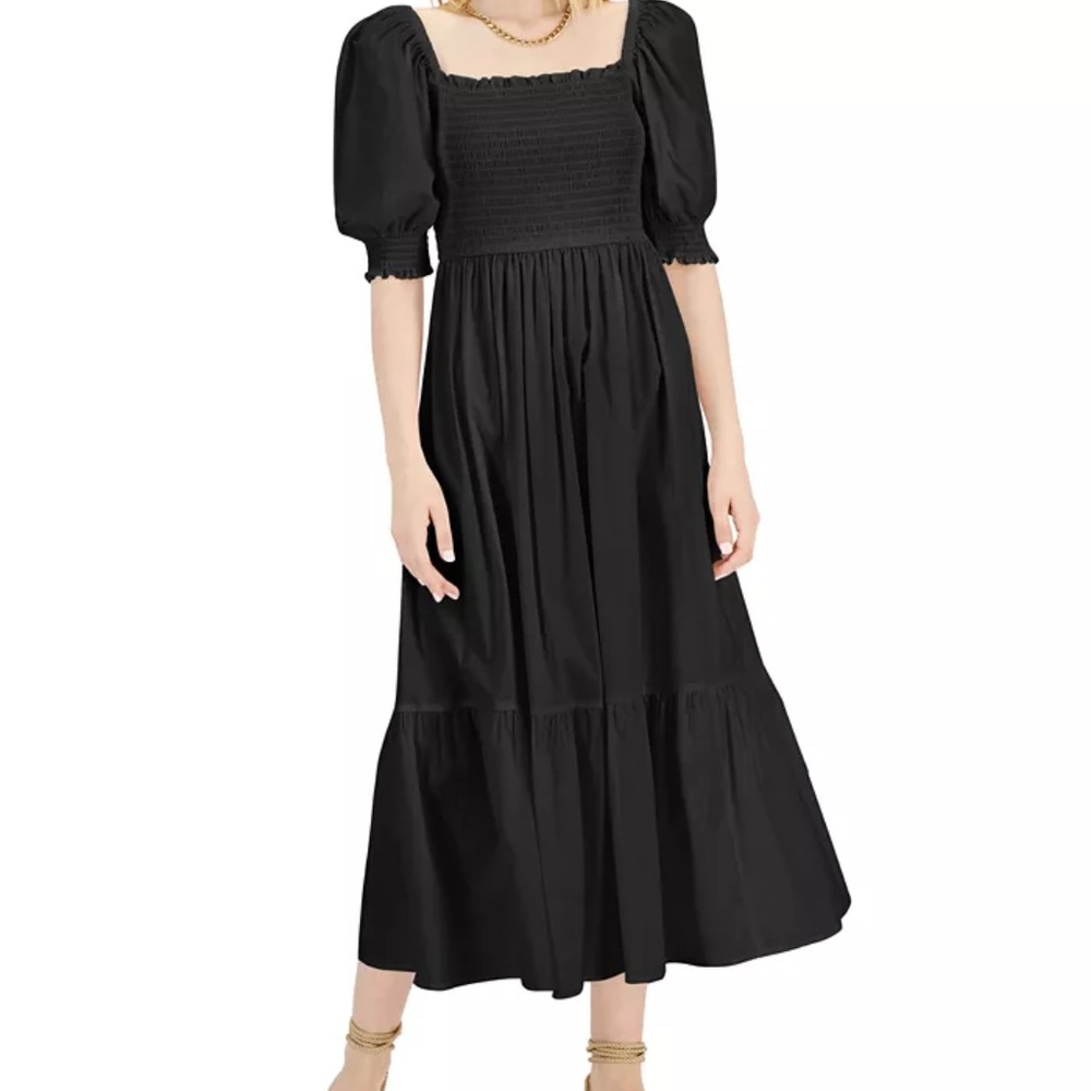 I.N.C International Concepts, short puffy sleeve dress .....